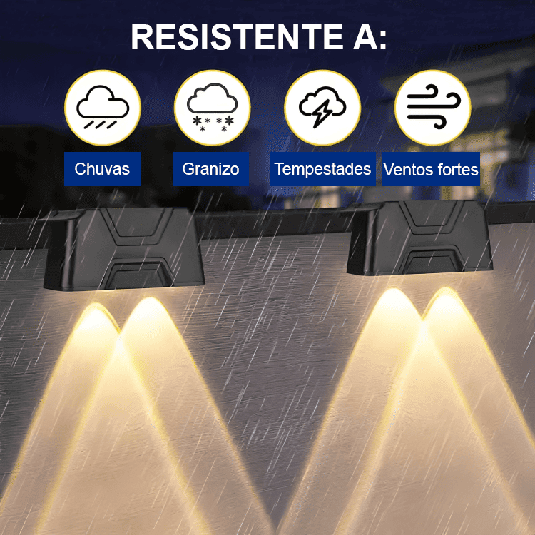 LED de Parede Solar | WallLight®