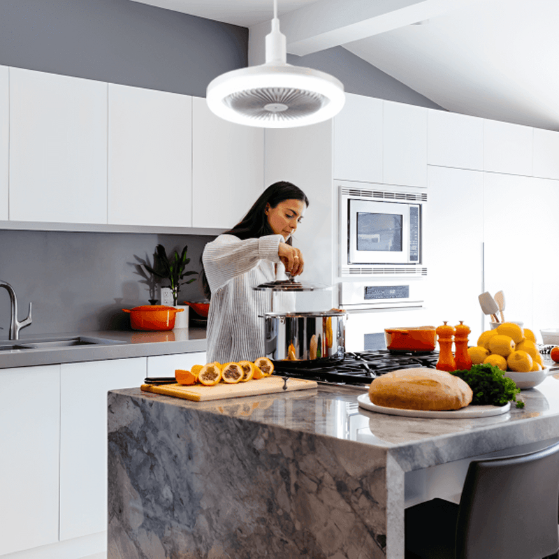 Luminária LED com Ventilador | FanMaster® - Casa Linnda